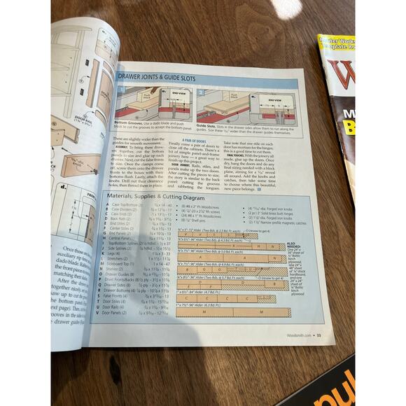 Woodsmith, Popular Woodworking Magazine Lot of (3) Wood Working Tradesman - Picture 4 of 6